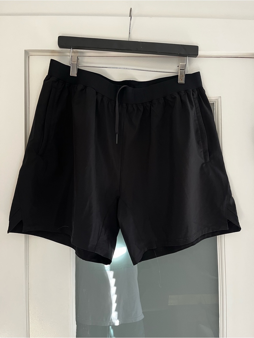 Men’s LSKD Black Athletic Shorts with Drawstring Waist